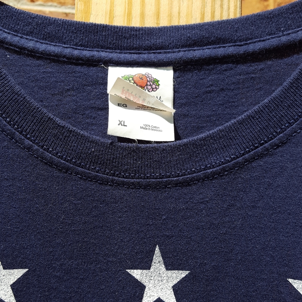 B17 Mens Vintage American Eagle graphic T-shirt Navy Size XL - Picture 2 of 4